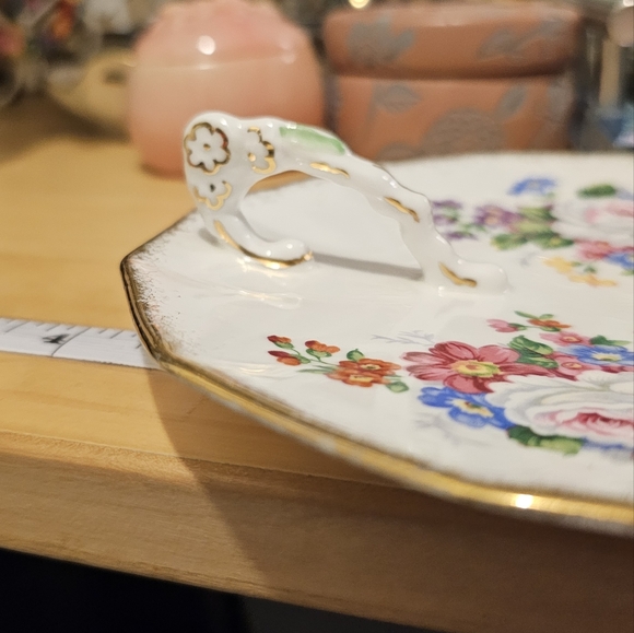 Royal Stafford lemon server handled trinket dish plate - Picture 3 of 6